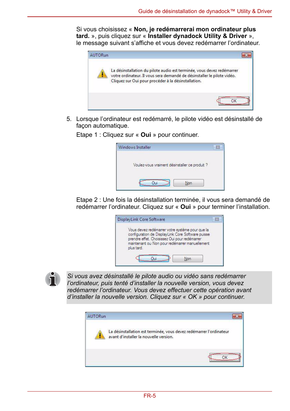 Toshiba Dynadock User Manual | Page 11 / 132