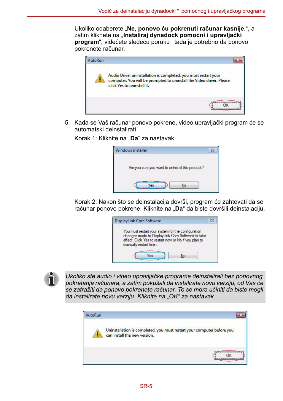 Toshiba Dynadock User Manual | Page 125 / 132
