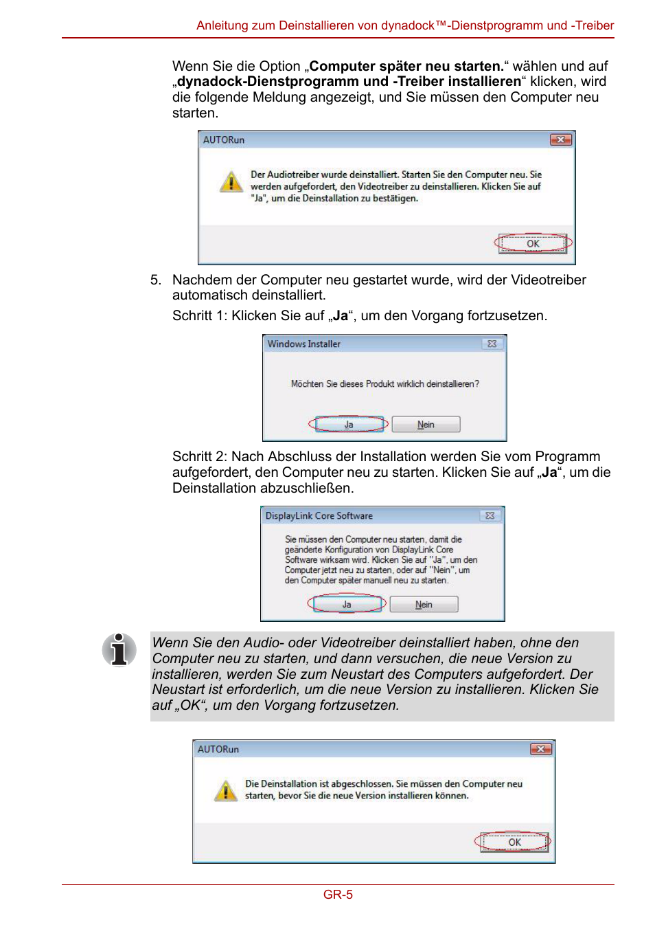 Toshiba Dynadock User Manual | Page 17 / 132