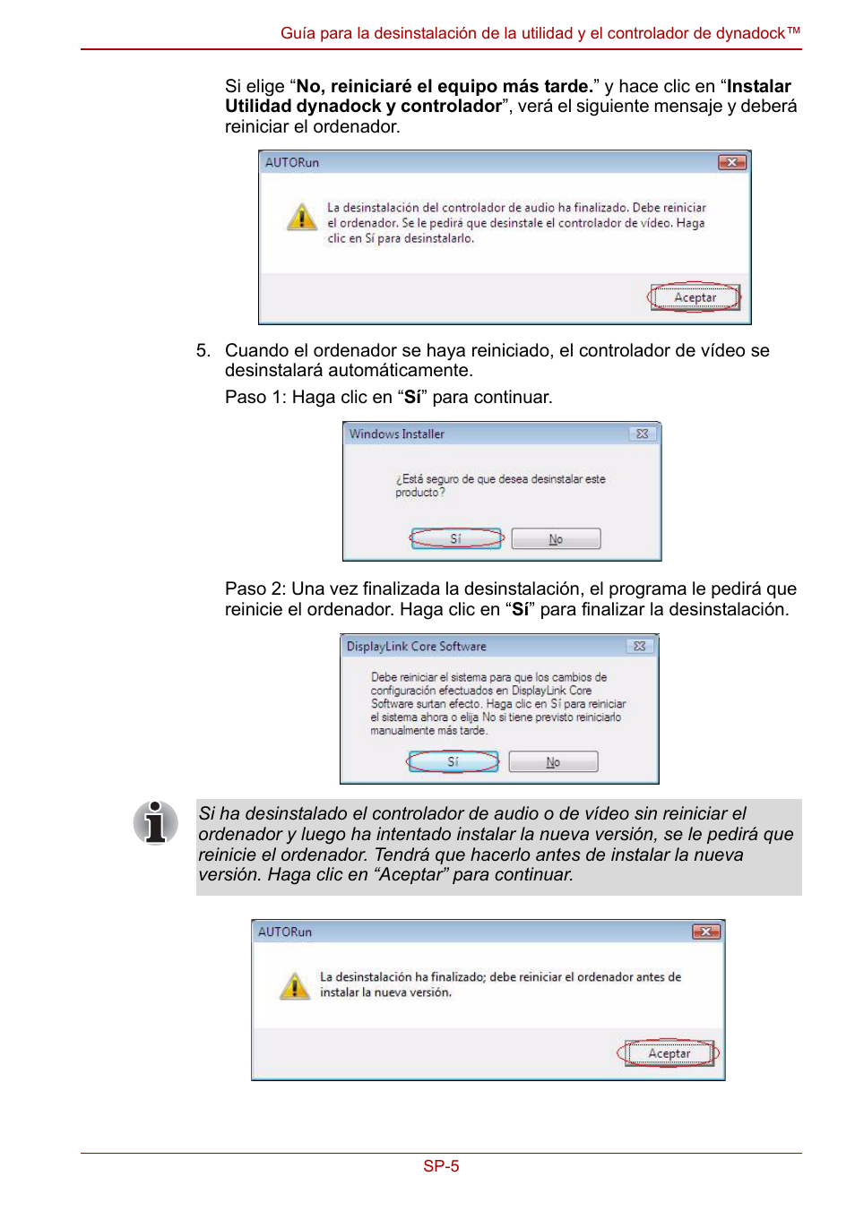 Toshiba Dynadock User Manual | Page 23 / 132
