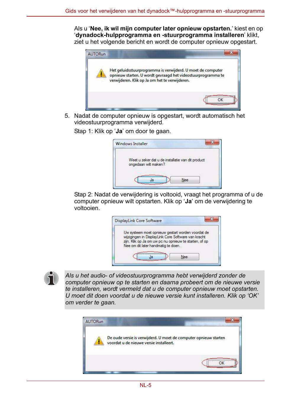 Toshiba Dynadock User Manual | Page 35 / 132