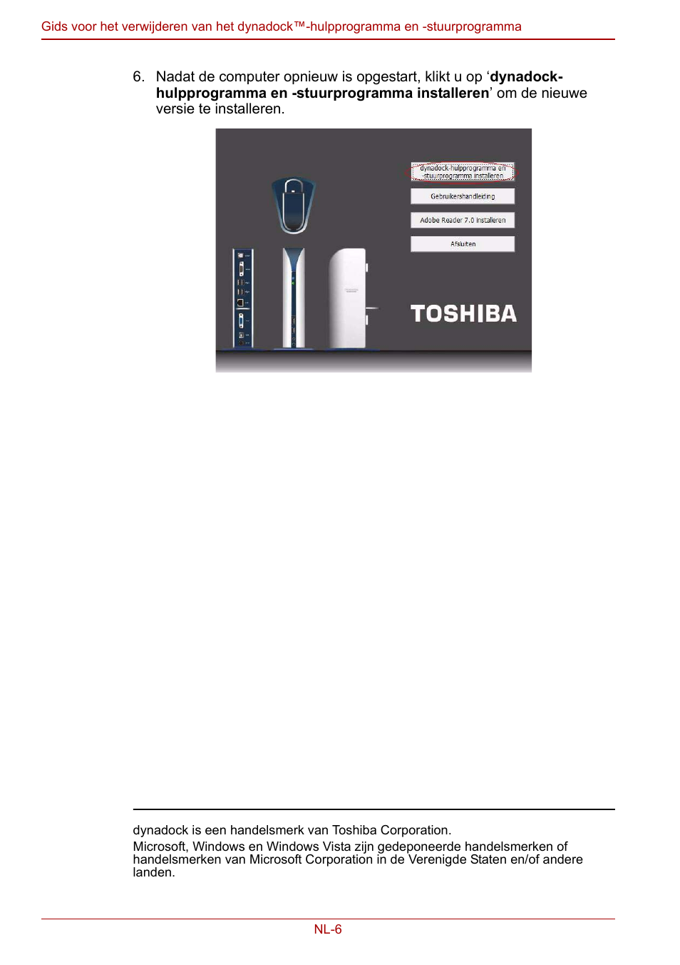 Toshiba Dynadock User Manual | Page 36 / 132