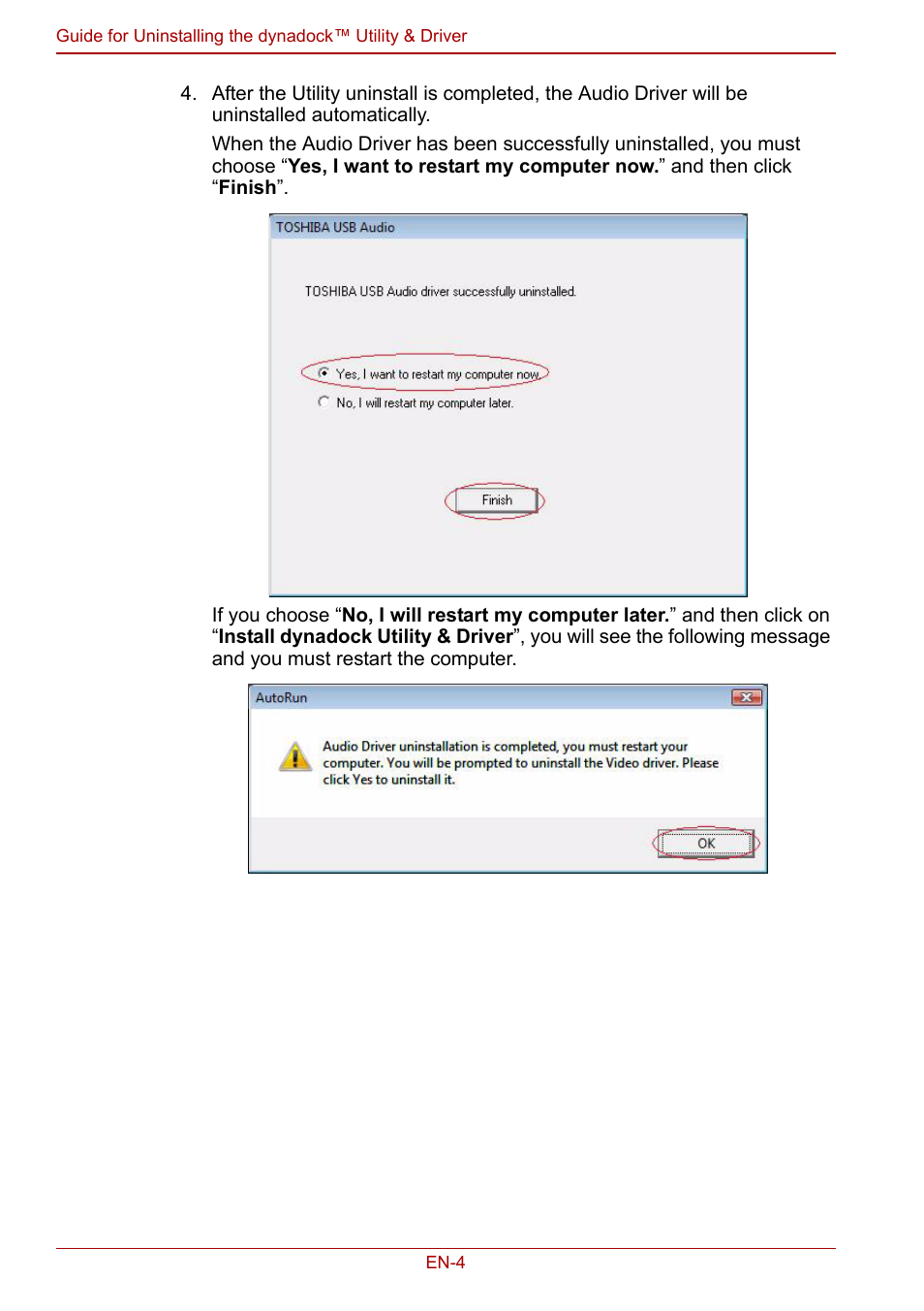 Toshiba Dynadock User Manual | Page 4 / 132