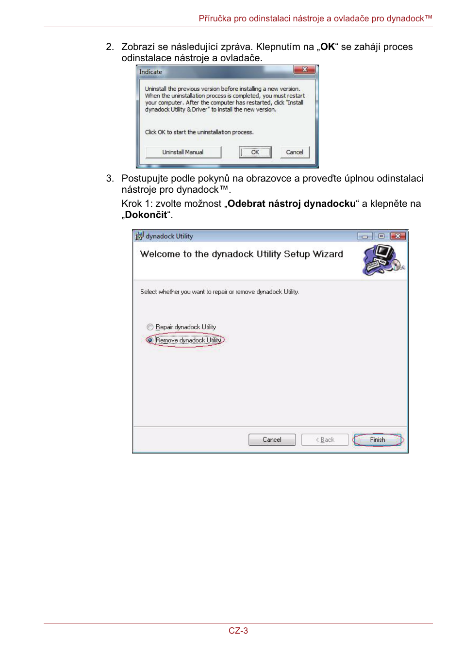 Toshiba Dynadock User Manual | Page 45 / 132