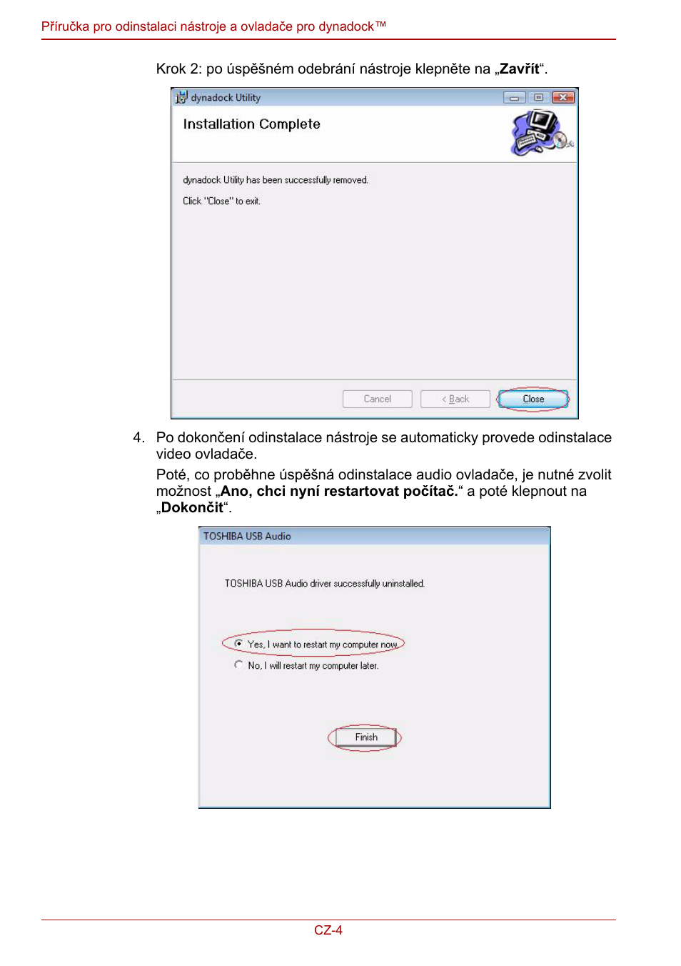 Toshiba Dynadock User Manual | Page 46 / 132