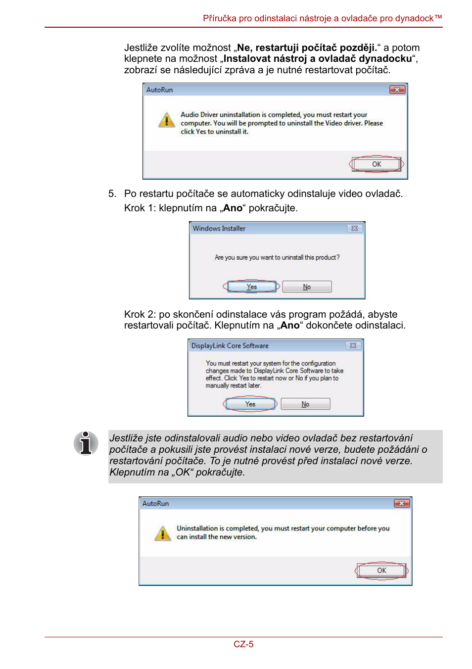 Toshiba Dynadock User Manual | Page 47 / 132