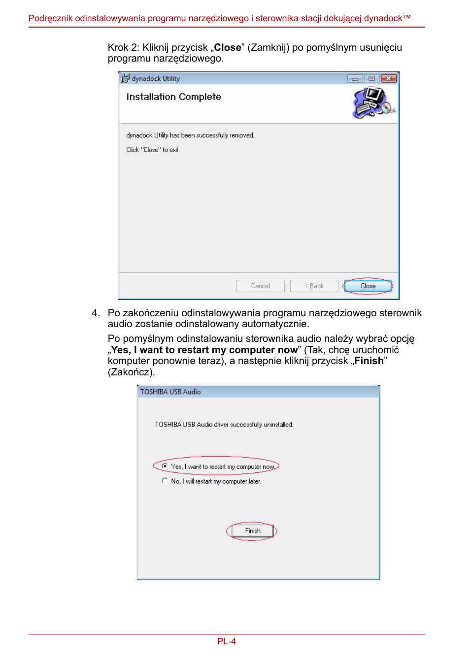 Toshiba Dynadock User Manual | Page 52 / 132
