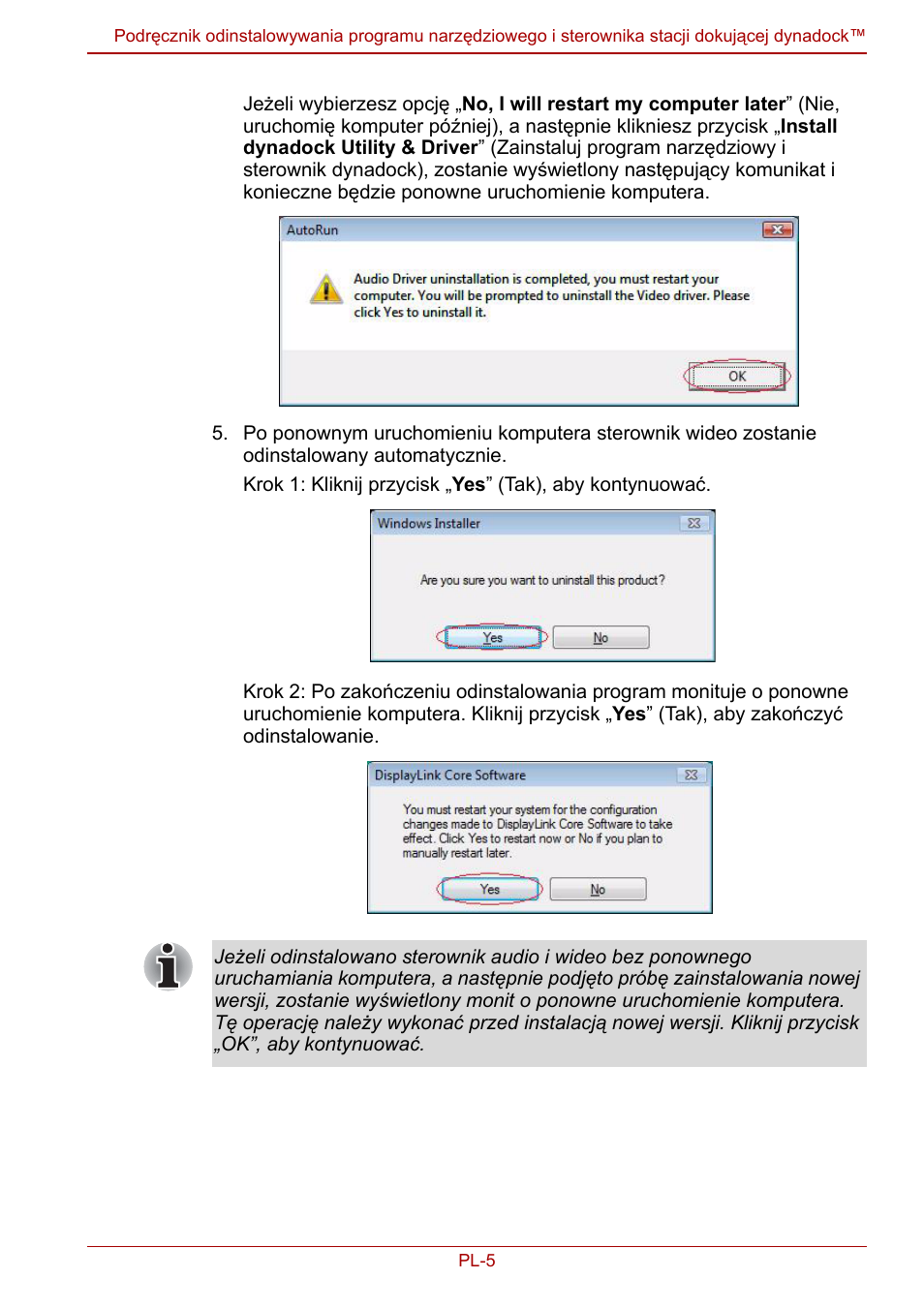 Toshiba Dynadock User Manual | Page 53 / 132