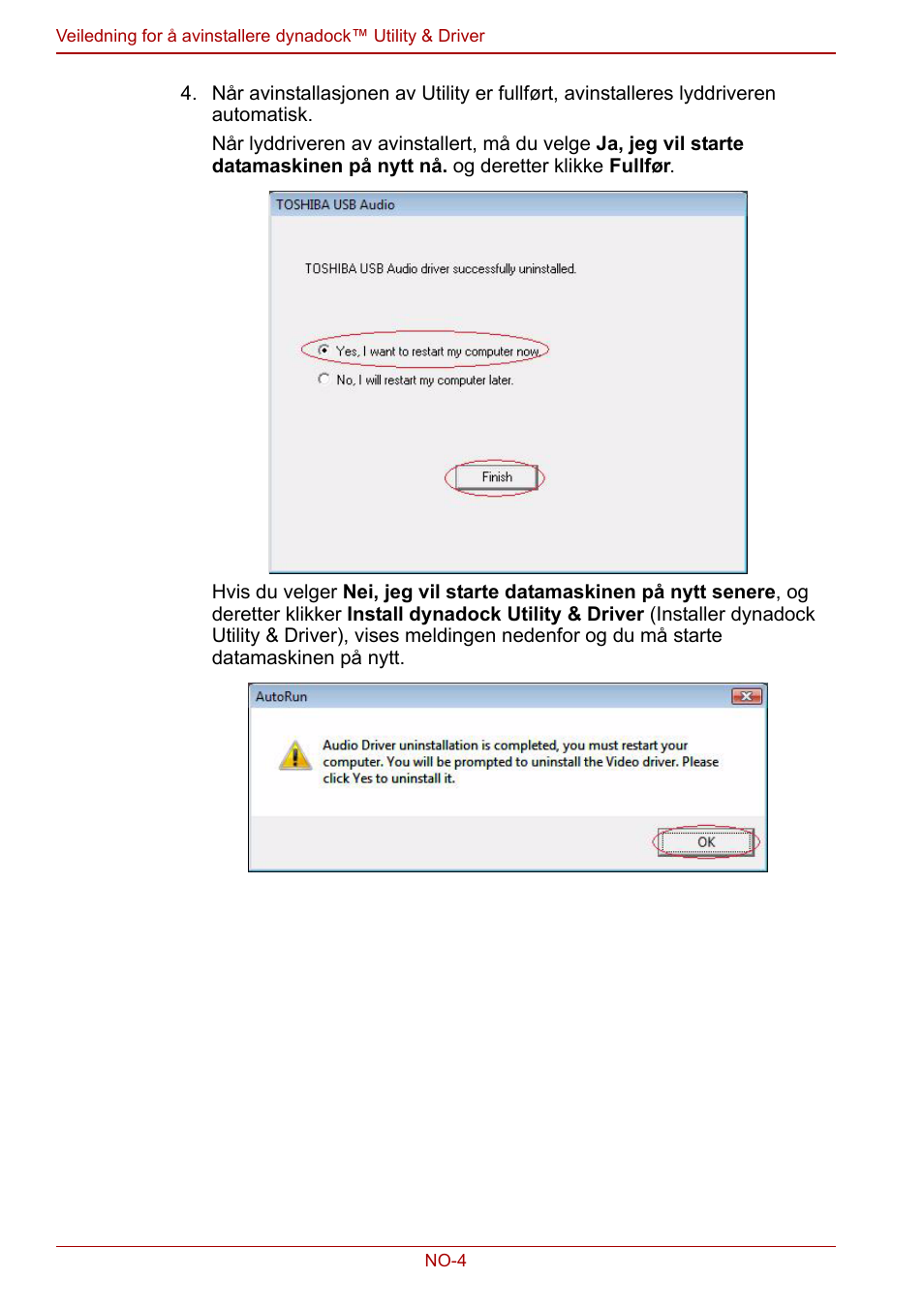 Toshiba Dynadock User Manual | Page 64 / 132