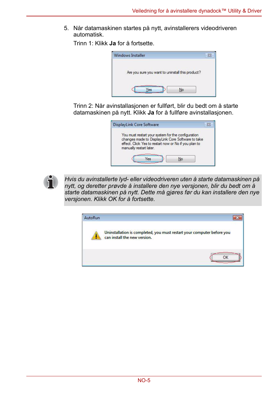 Toshiba Dynadock User Manual | Page 65 / 132