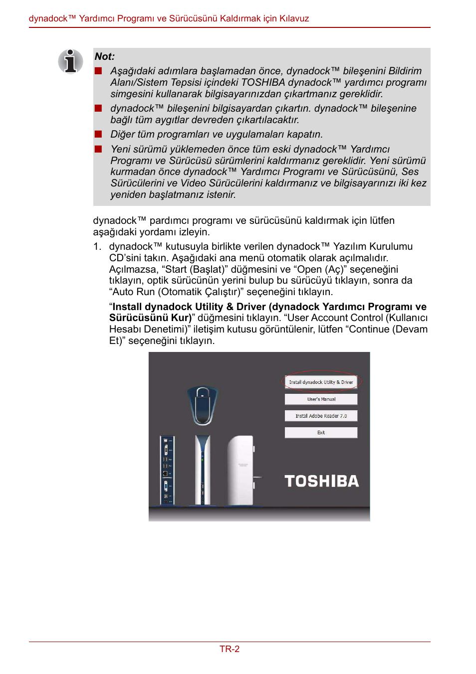 Toshiba Dynadock User Manual | Page 98 / 132