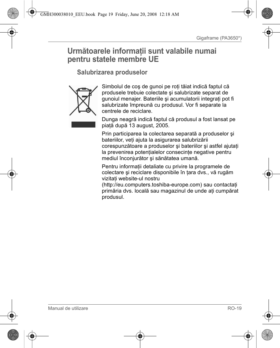 Toshiba Gigaframe Q-Series User Manual | Page 159 / 260