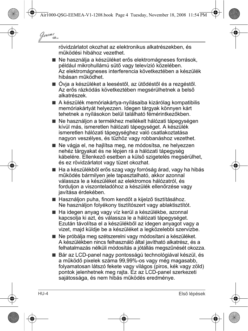 Toshiba JournE Air1000 User Manual | Page 120 / 302