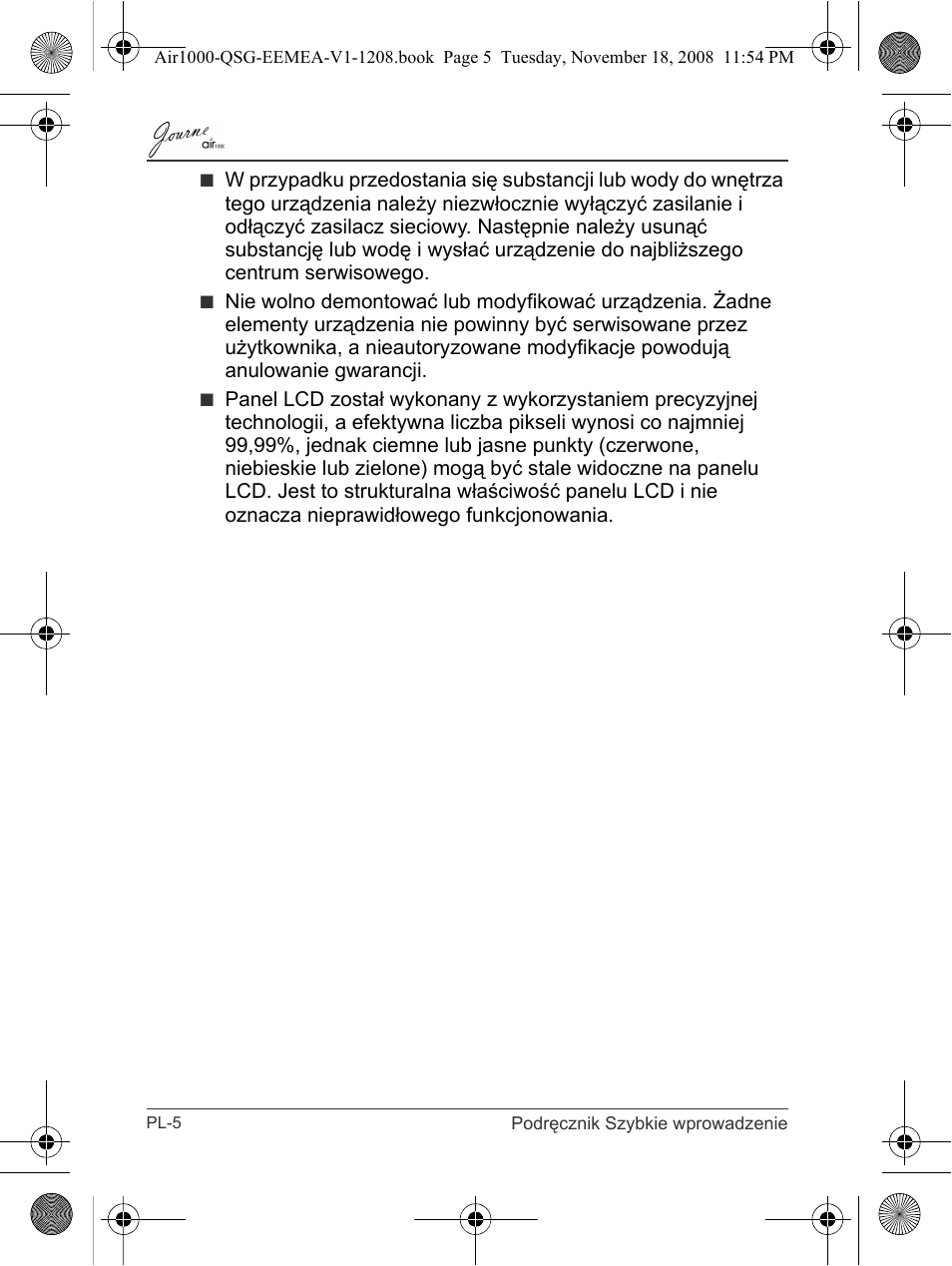 Toshiba JournE Air1000 User Manual | Page 144 / 302