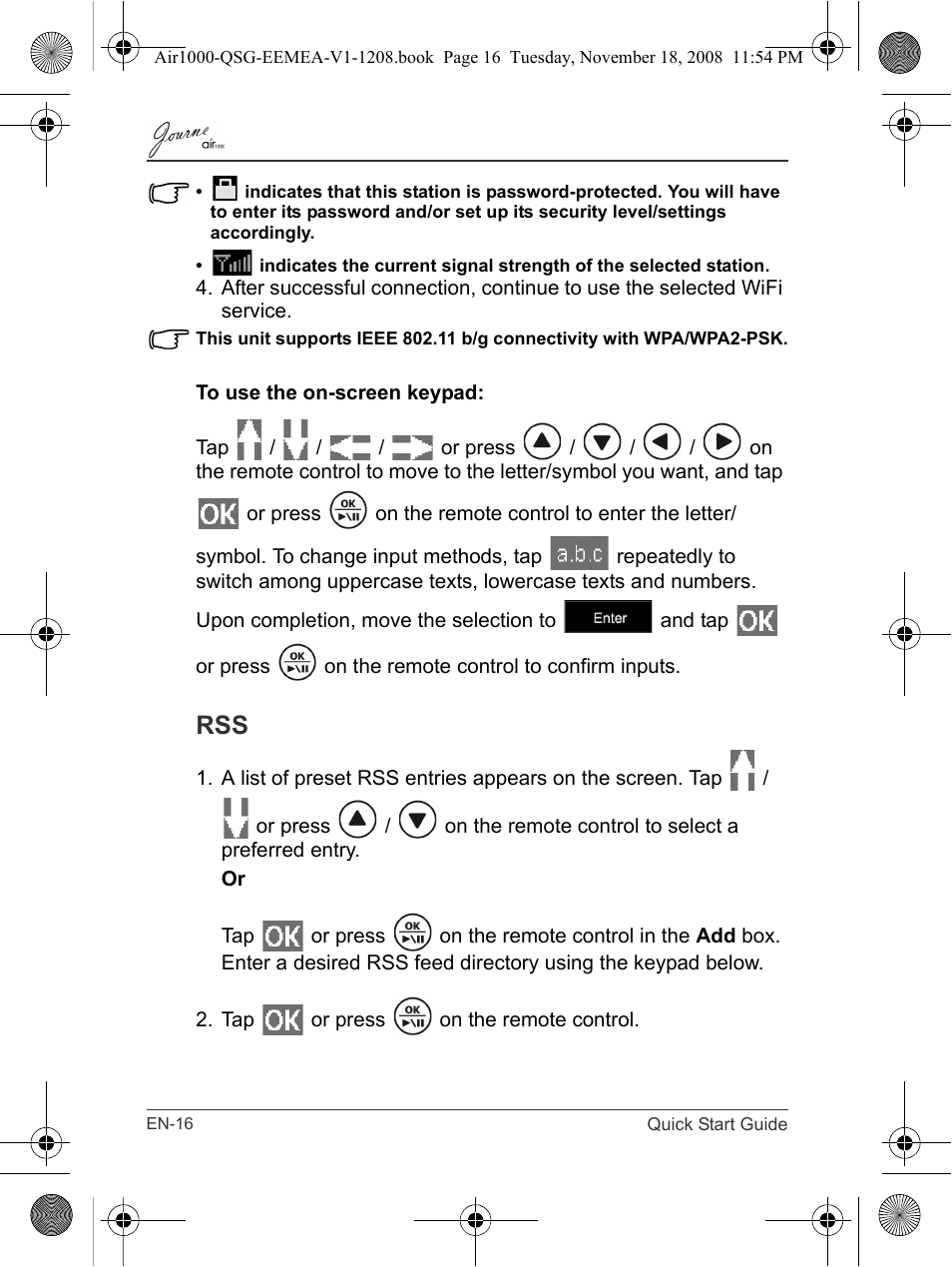 Toshiba JournE Air1000 User Manual | Page 16 / 302