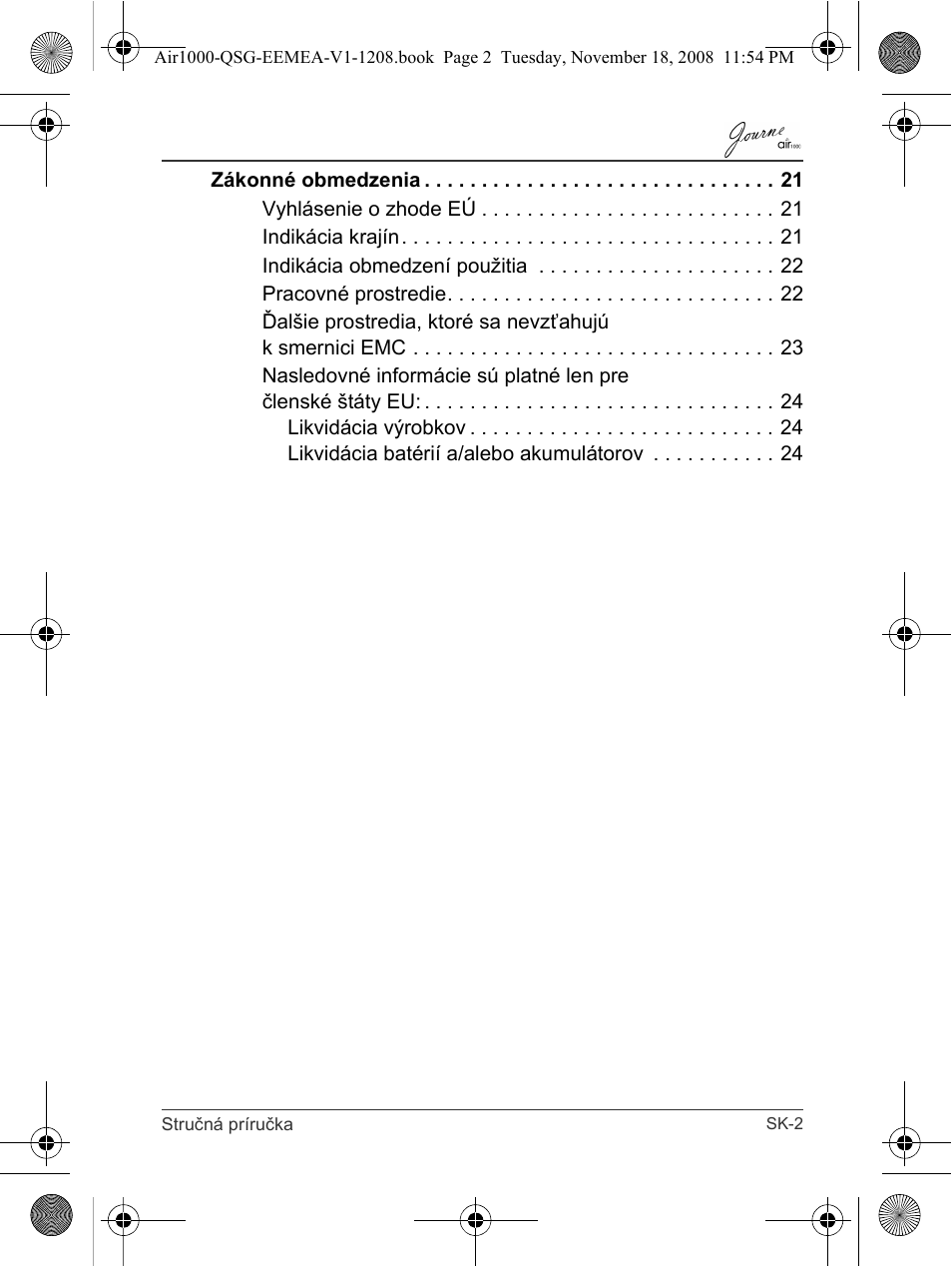 Toshiba JournE Air1000 User Manual | Page 213 / 302