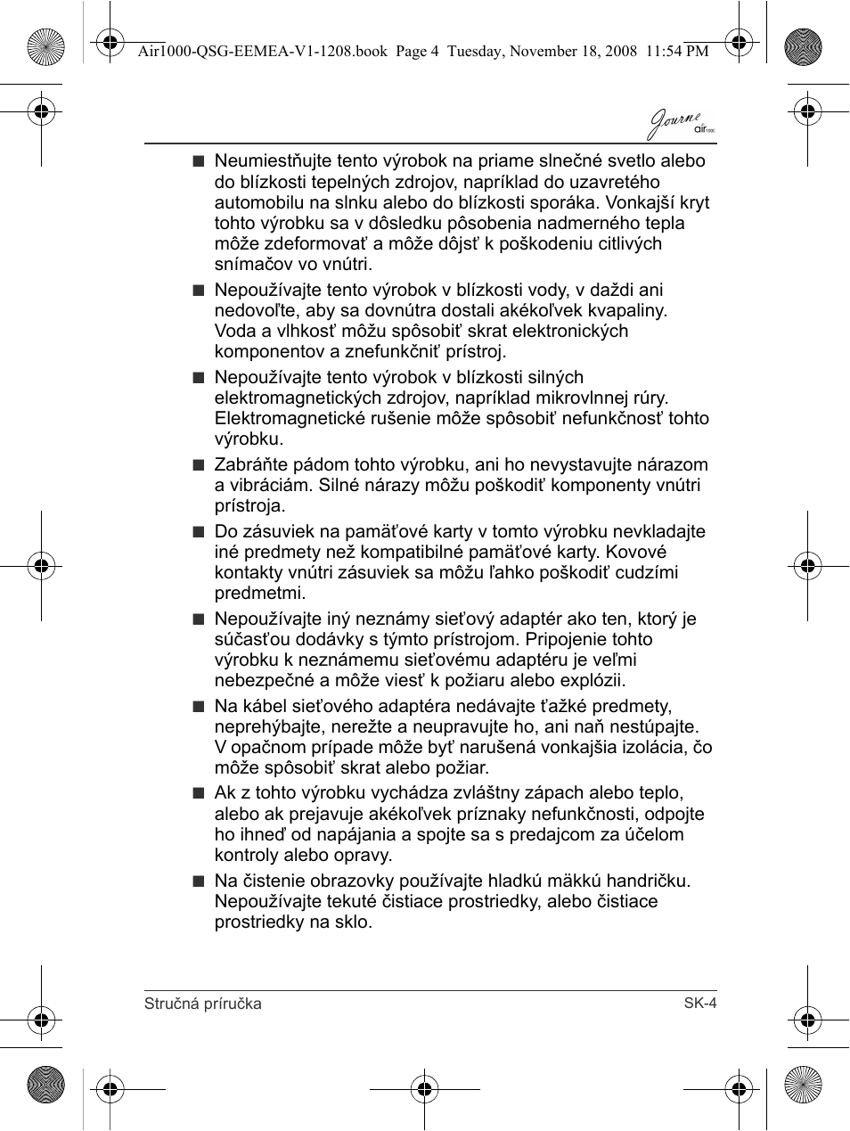 Toshiba JournE Air1000 User Manual | Page 215 / 302