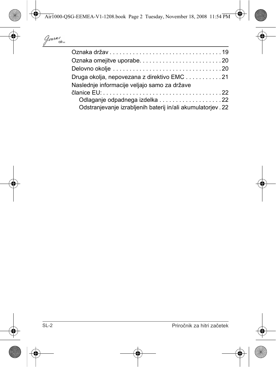 Toshiba JournE Air1000 User Manual | Page 236 / 302