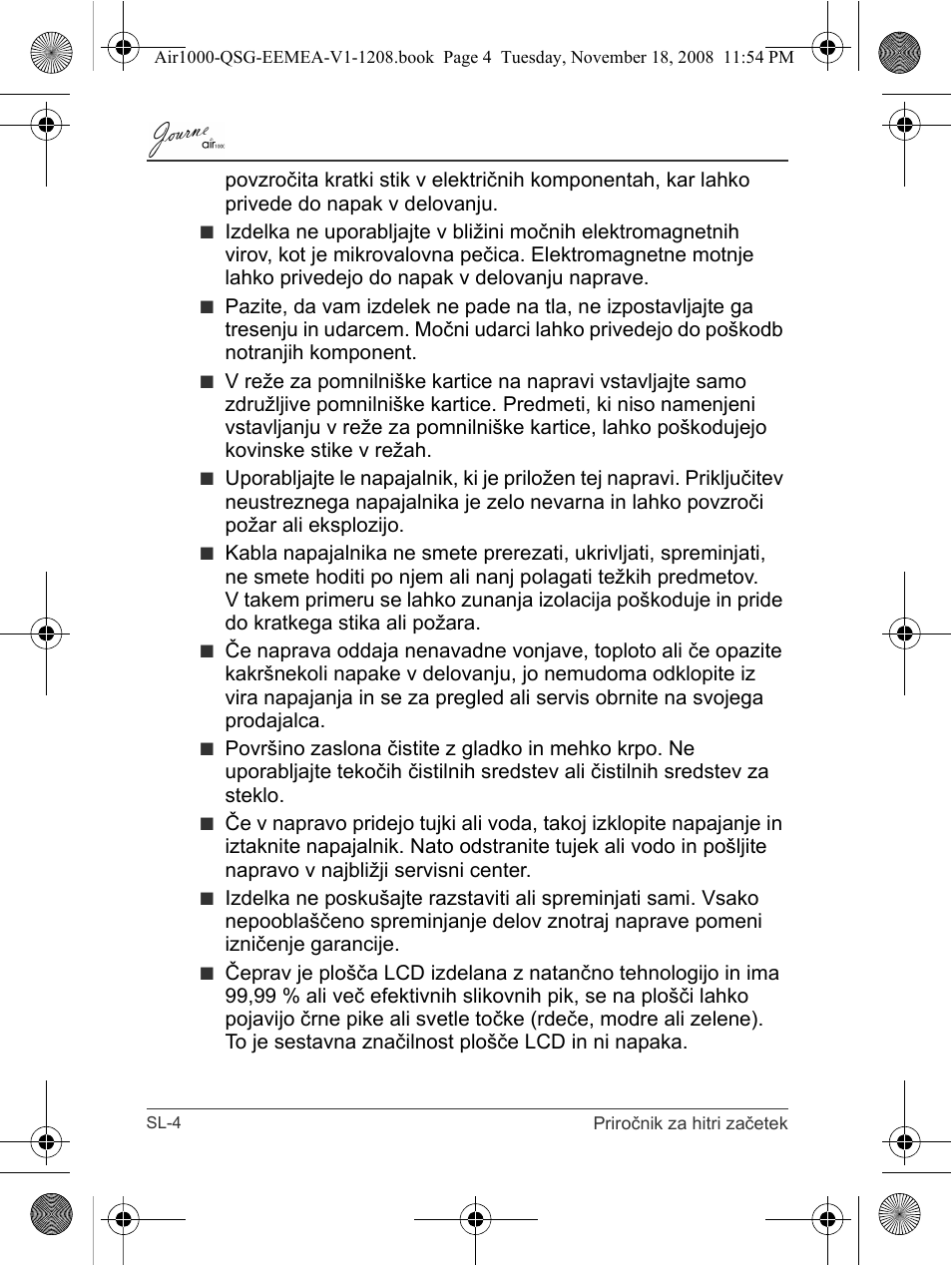 Toshiba JournE Air1000 User Manual | Page 238 / 302
