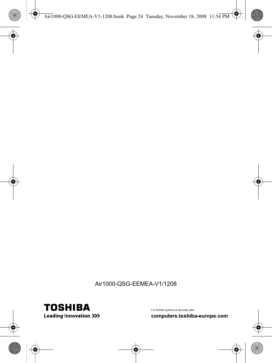 Toshiba JournE Air1000 User Manual | Page 302 / 302