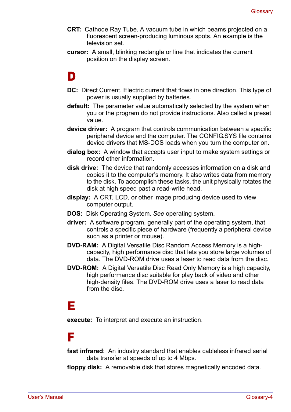 Toshiba Satellite P30 User Manual | Page 161 / 165