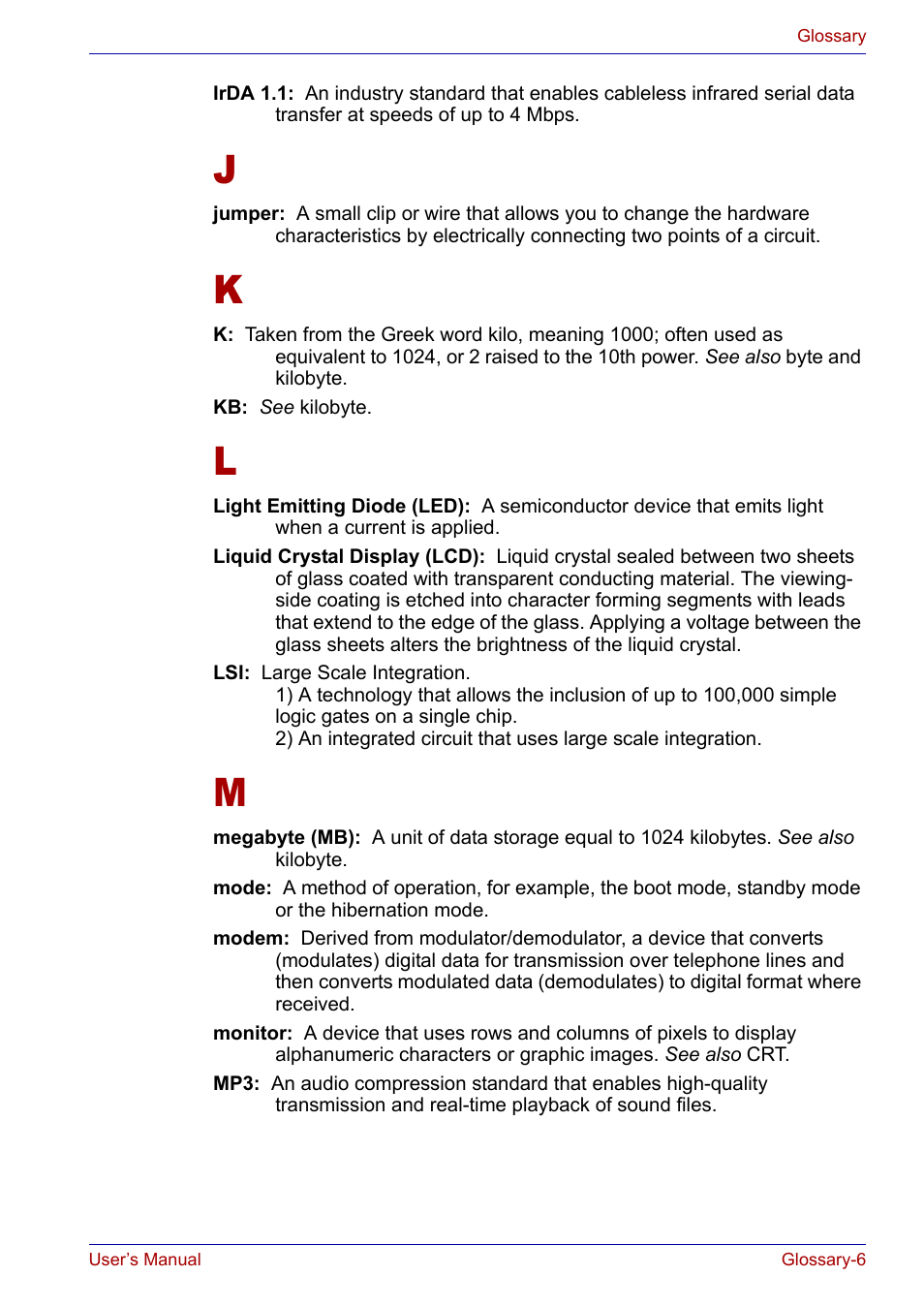 Toshiba Satellite P30 User Manual | Page 163 / 165