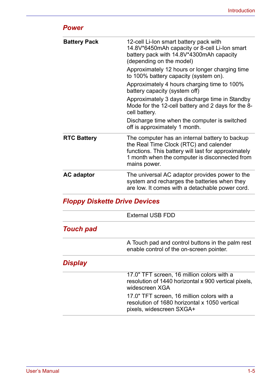 Toshiba Satellite P30 User Manual | Page 29 / 165