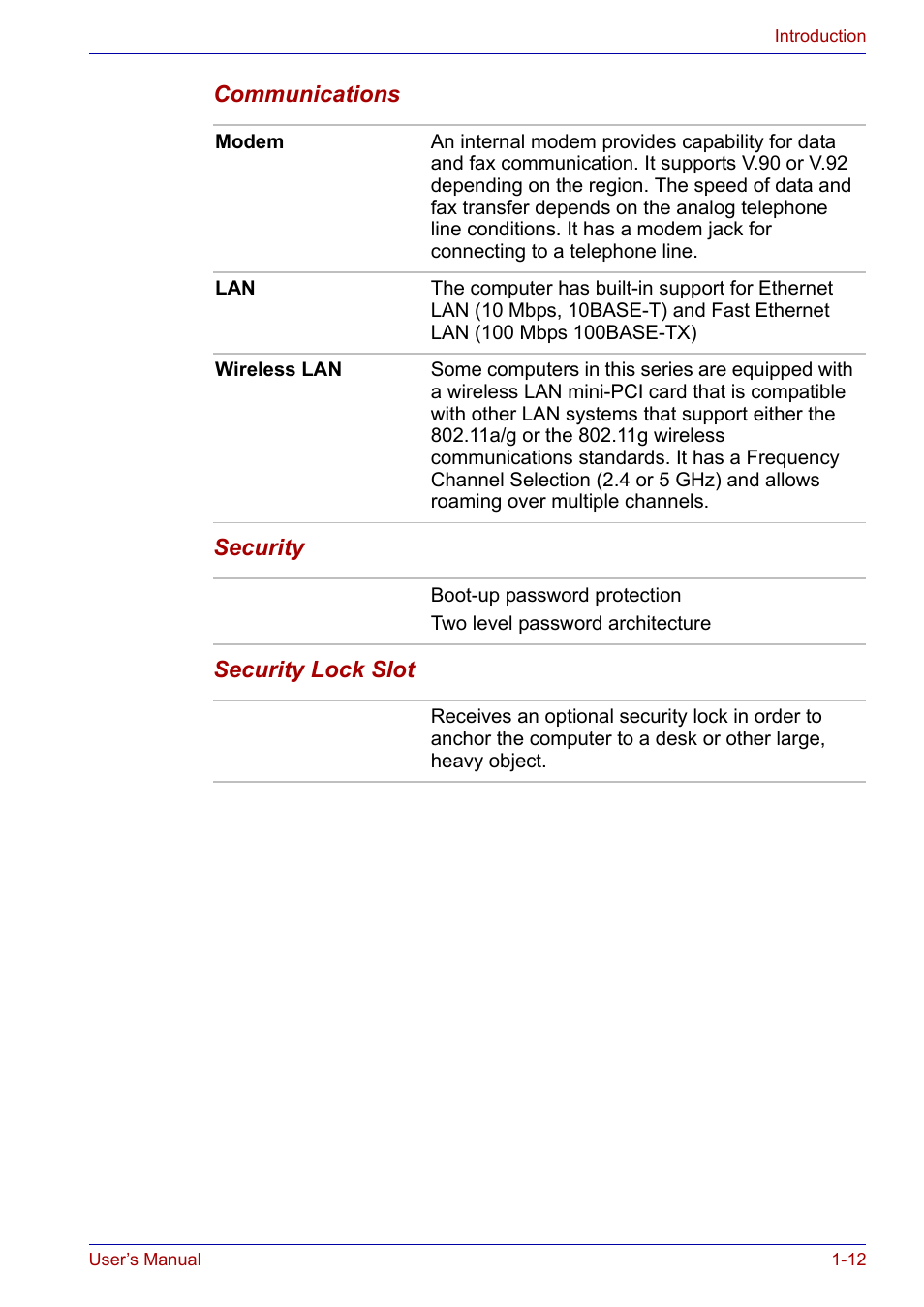 Toshiba Satellite P30 User Manual | Page 36 / 165