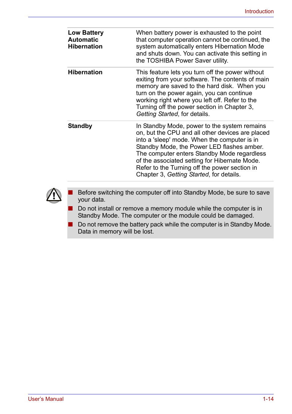 Toshiba Satellite P30 User Manual | Page 38 / 165