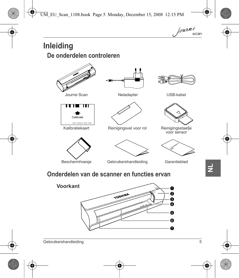 Inleiding | Toshiba JournE Scan User Manual | Page 131 / 198