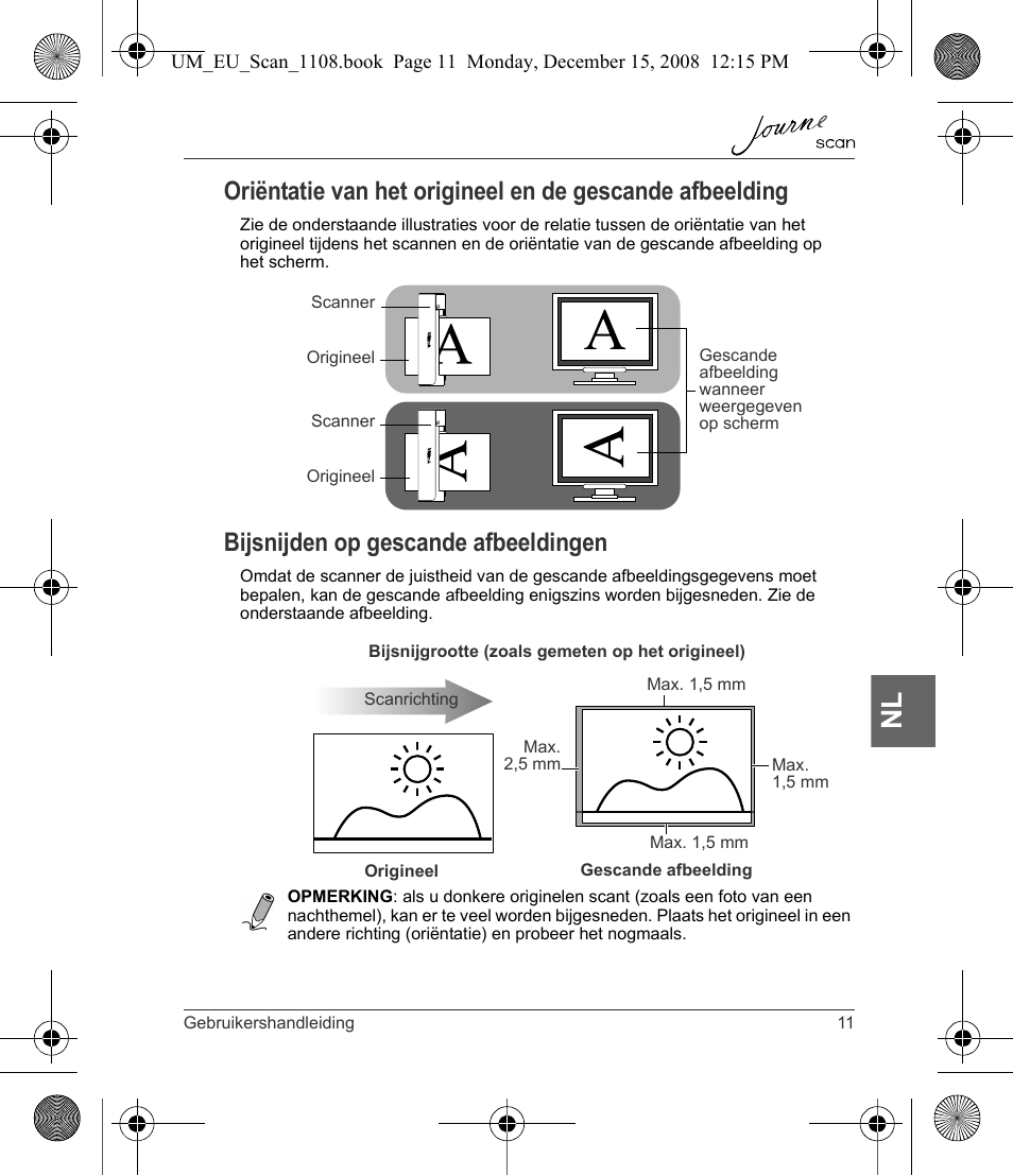 Bijsnijden op gescande afbeeldingen | Toshiba JournE Scan User Manual | Page 137 / 198