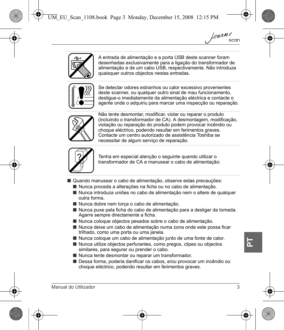 Toshiba JournE Scan User Manual | Page 165 / 198