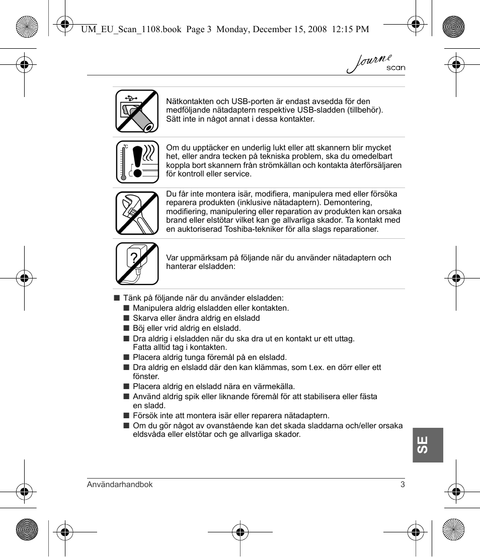 Toshiba JournE Scan User Manual | Page 183 / 198