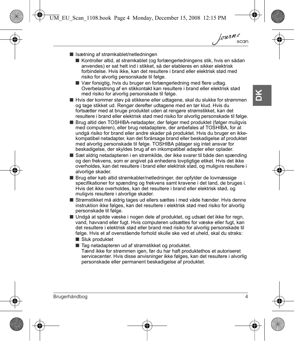Toshiba JournE Scan User Manual | Page 41 / 198