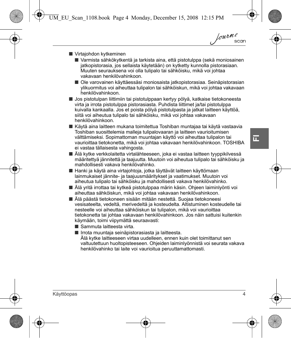 Toshiba JournE Scan User Manual | Page 77 / 198