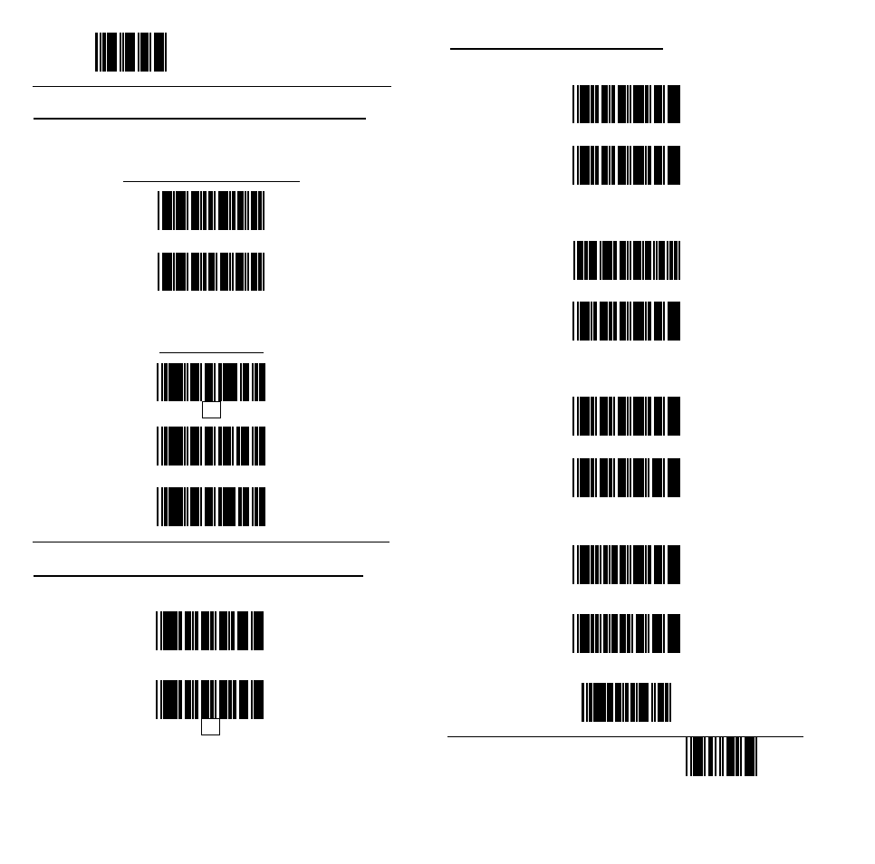 Italian pharmacy parameters setting, Barcode length setting | Adesso NuScan 2100 Series User Manual | Page 24 / 35