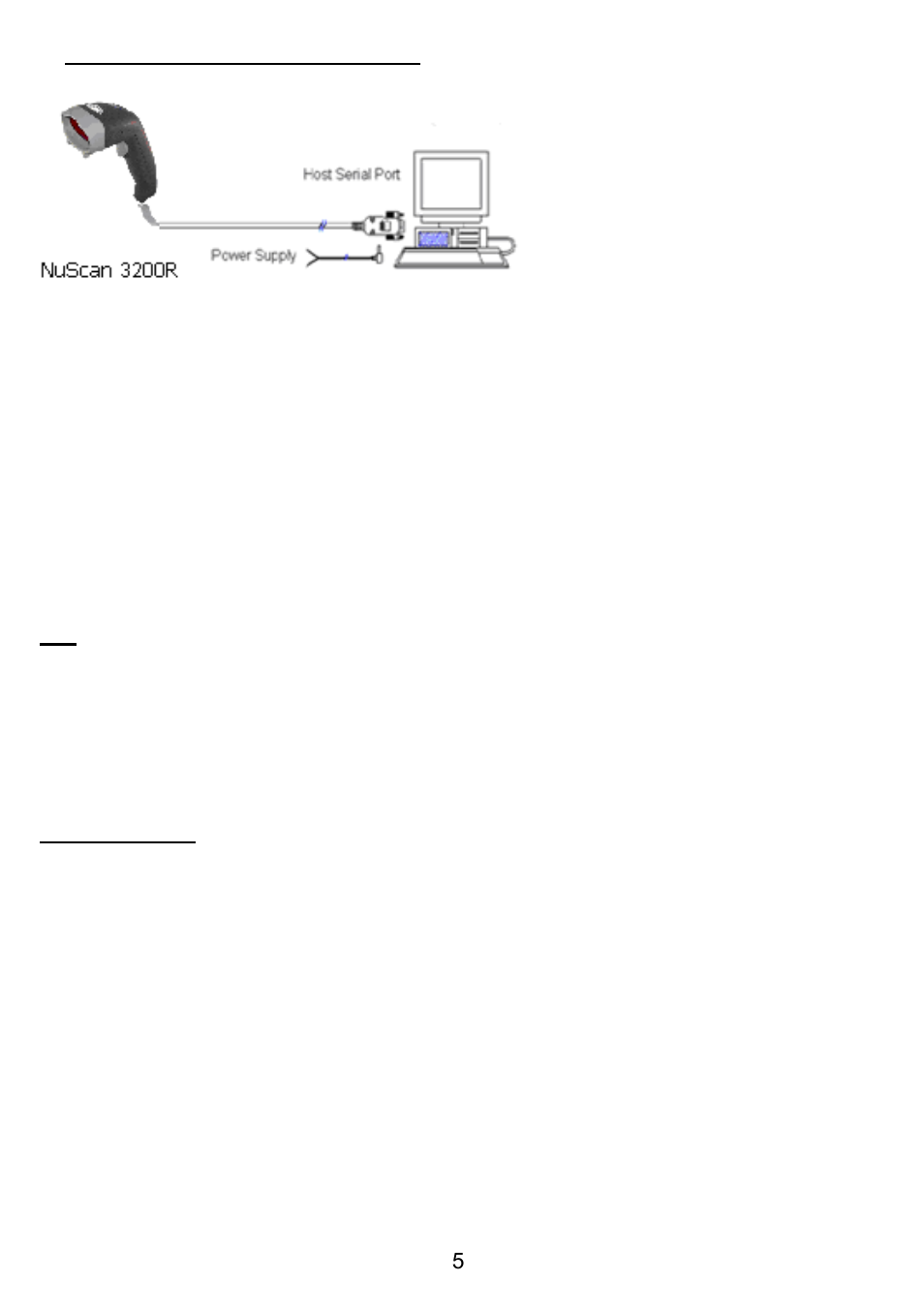 C. serial port (rs-232) connection, Maintenance | Adesso NUSCAN 3200 series User Manual | Page 8 / 15