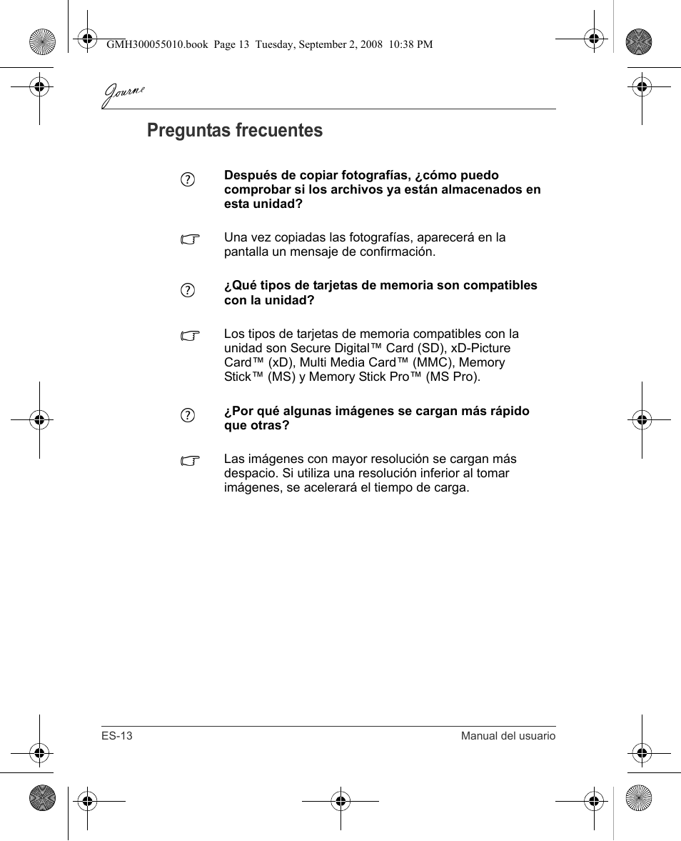 Preguntas frecuentes | Toshiba JournE F800-F801 User Manual | Page 62 / 178