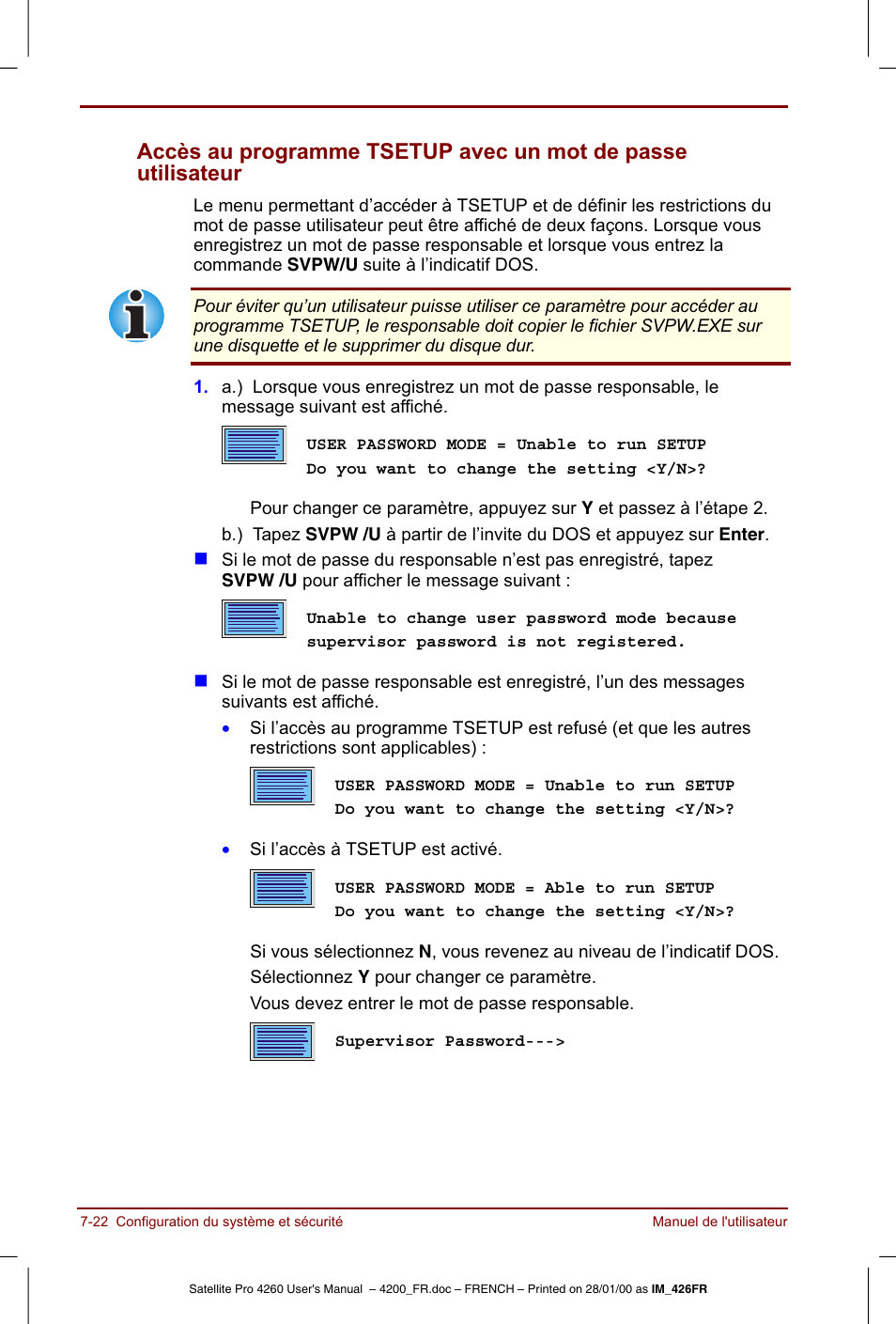 Toshiba Satellite Pro 4220 User Manual | Page 114 / 238