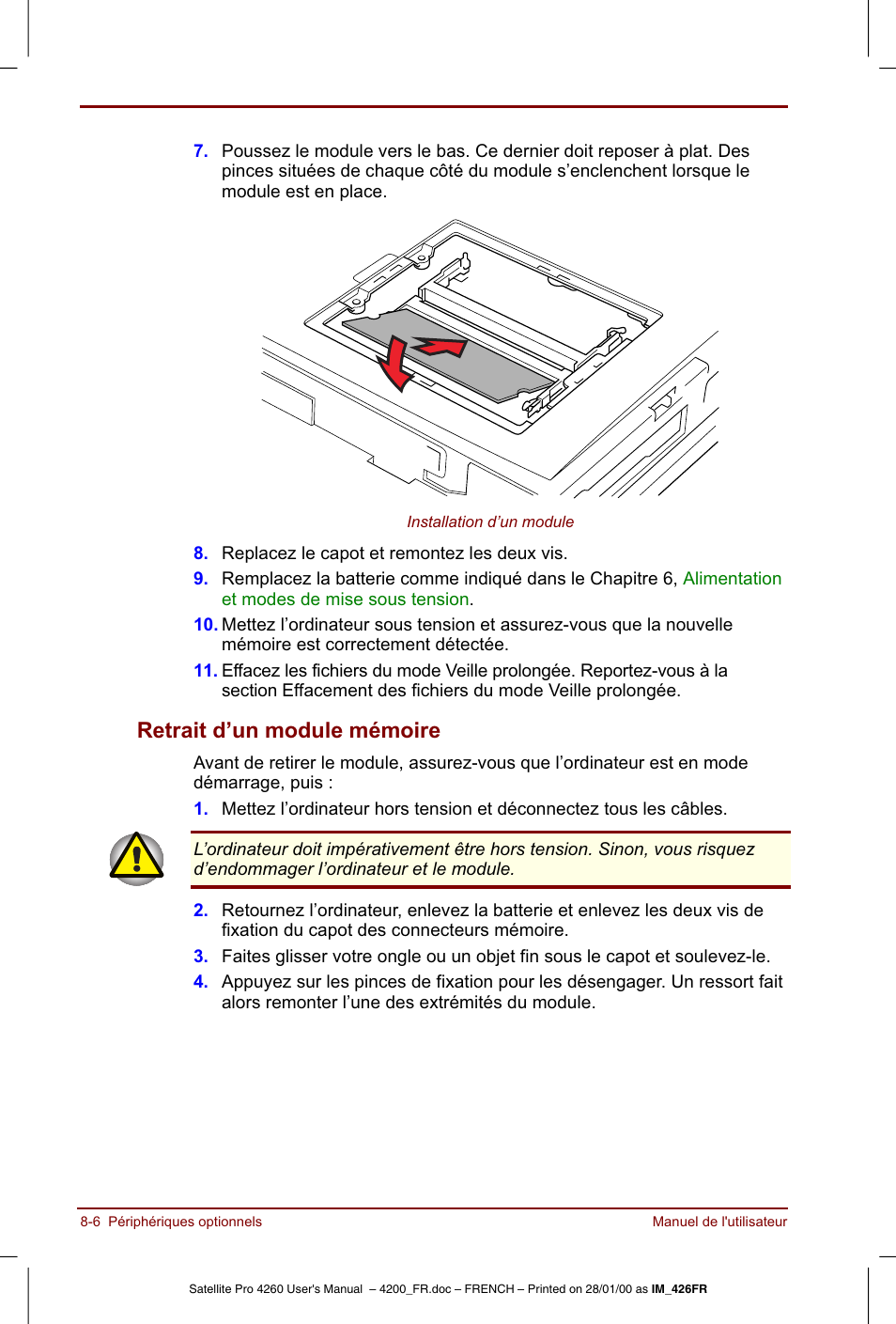 Toshiba Satellite Pro 4220 User Manual | Page 124 / 238