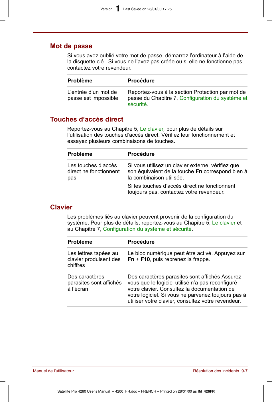 Toshiba Satellite Pro 4220 User Manual | Page 161 / 238