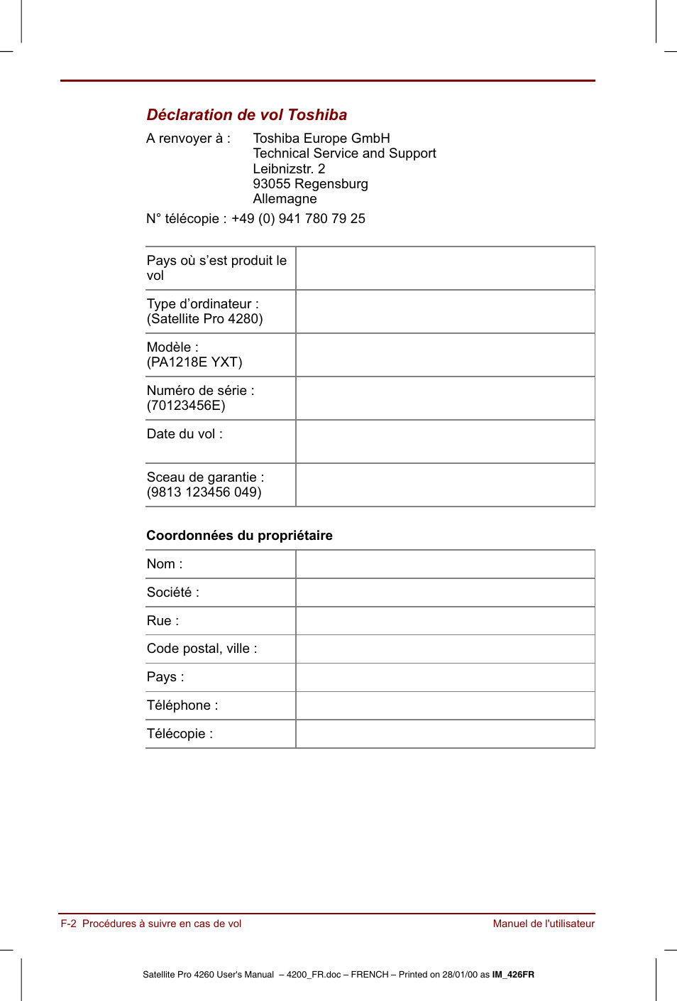 Toshiba Satellite Pro 4220 User Manual | Page 208 / 238