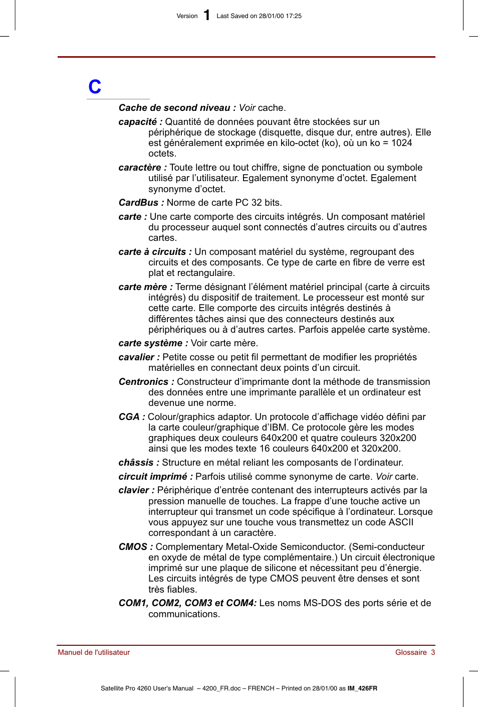 Toshiba Satellite Pro 4220 User Manual | Page 221 / 238