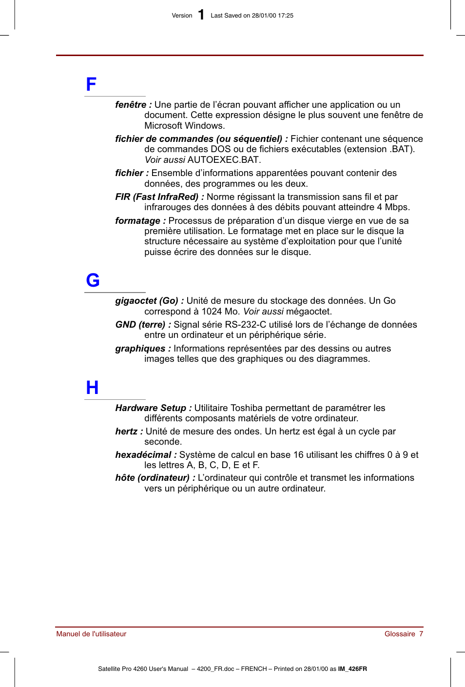 Toshiba Satellite Pro 4220 User Manual | Page 225 / 238