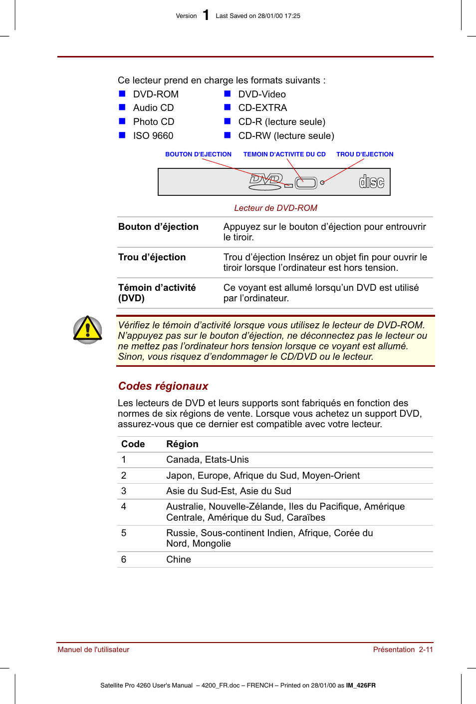 Toshiba Satellite Pro 4220 User Manual | Page 45 / 238