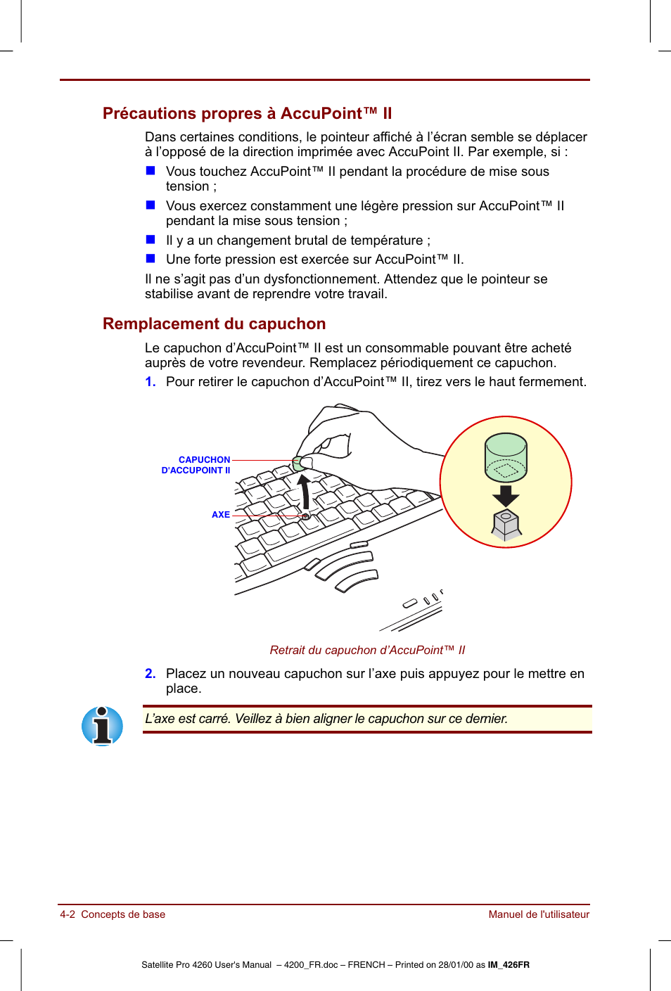 Toshiba Satellite Pro 4220 User Manual | Page 60 / 238