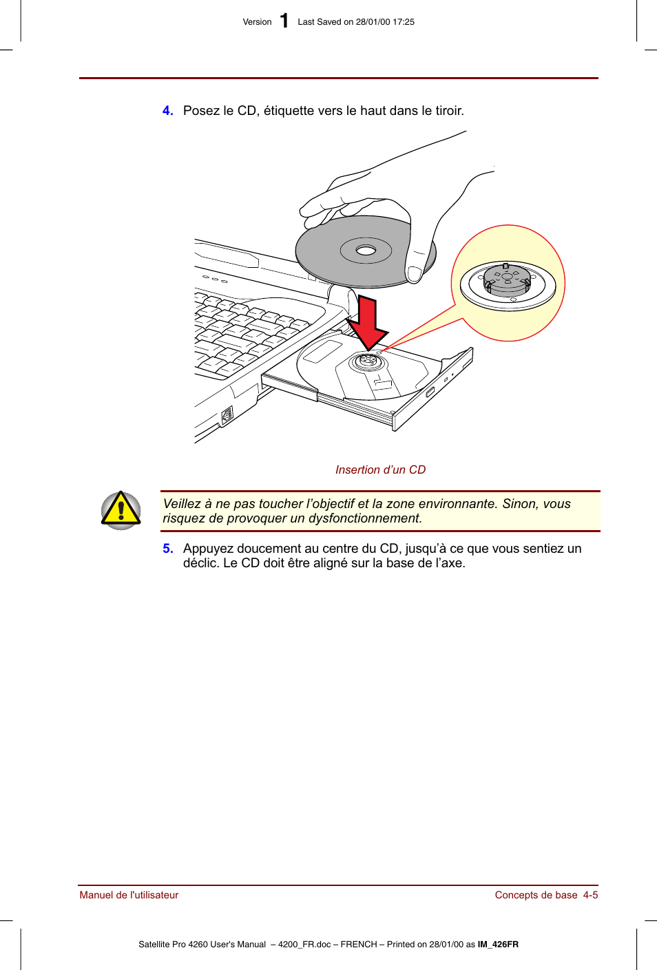 Toshiba Satellite Pro 4220 User Manual | Page 63 / 238