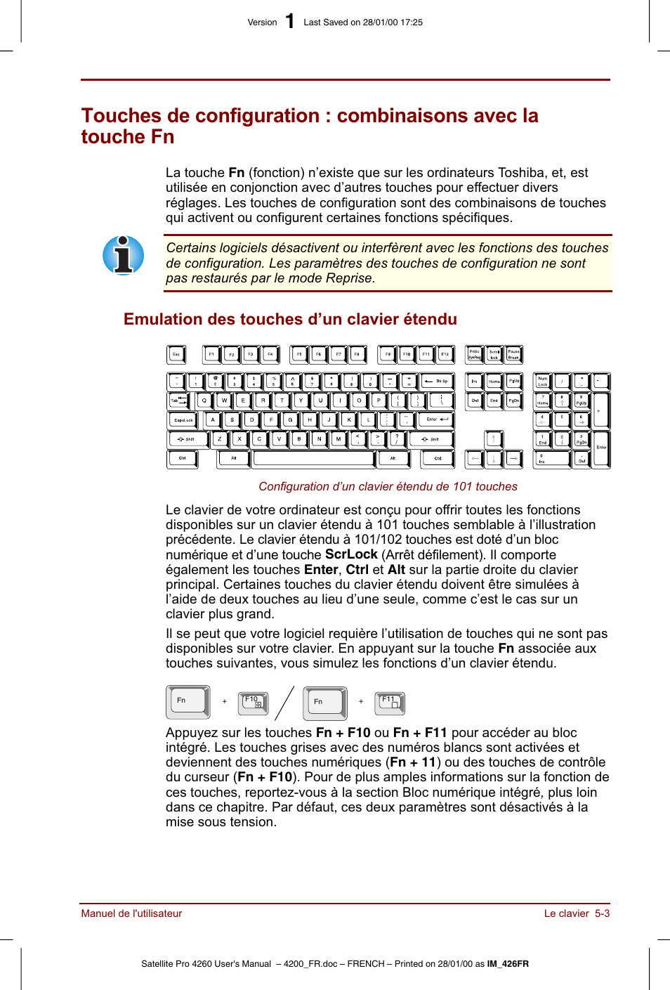 Toshiba Satellite Pro 4220 User Manual | Page 73 / 238