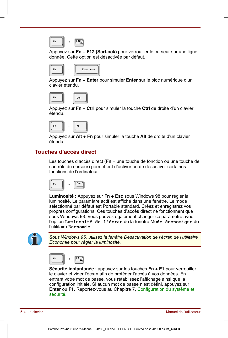 Toshiba Satellite Pro 4220 User Manual | Page 74 / 238
