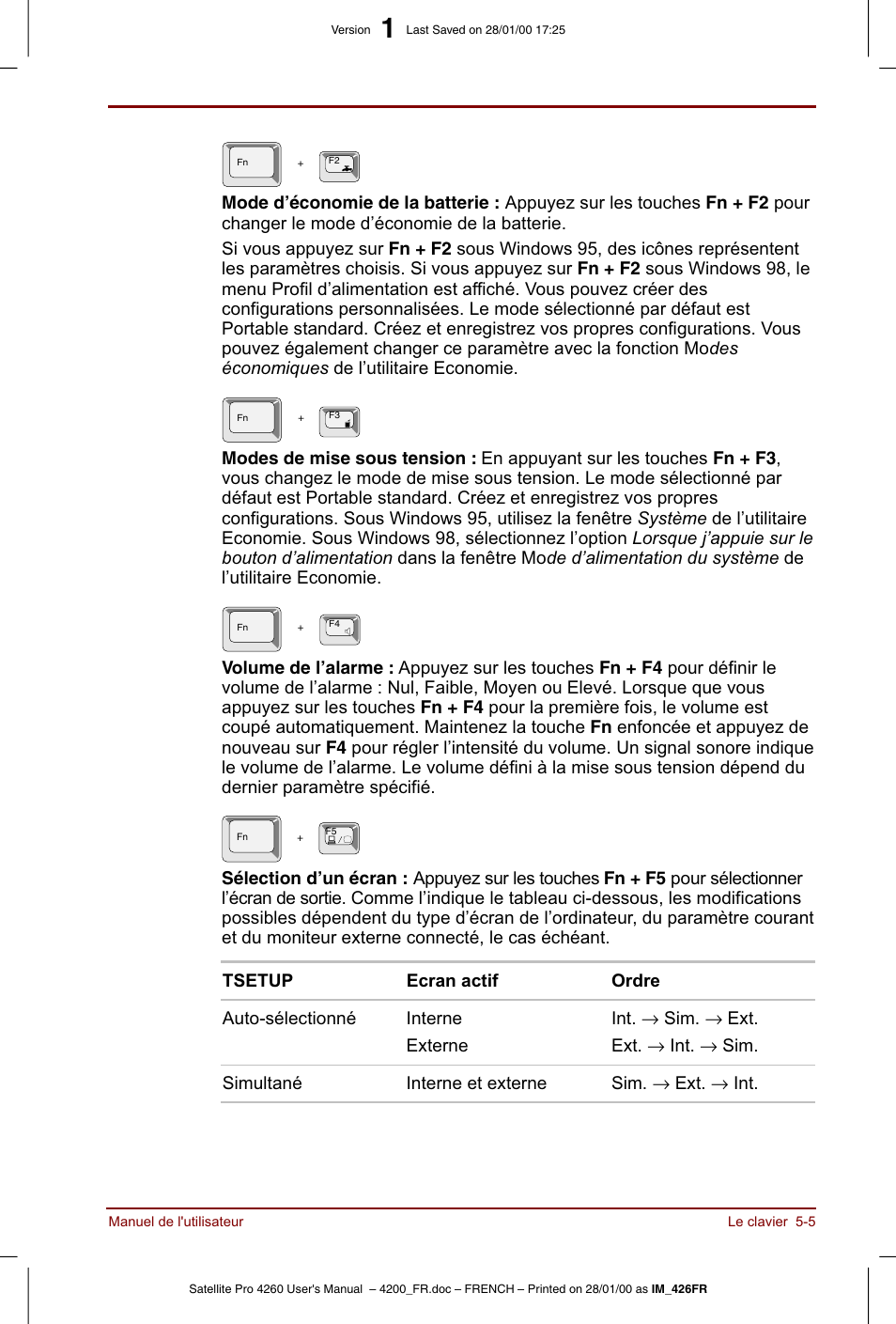 Toshiba Satellite Pro 4220 User Manual | Page 75 / 238